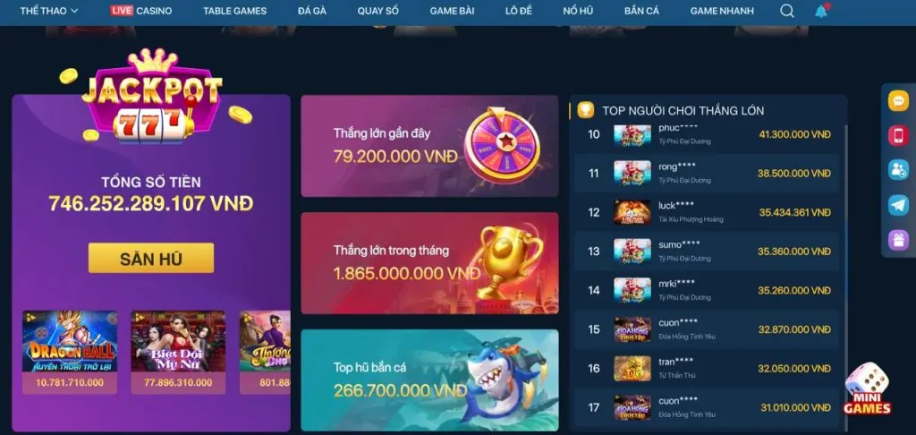 Ưu đãi giải đấu lớn